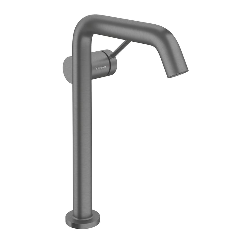 Смеситель для раковины Hansgrohe Tecturis S CoolStart EcoSmart 73370000, хром - черный хром матовый